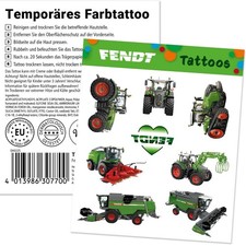 8 Tattoos FENDT TRAKTOR