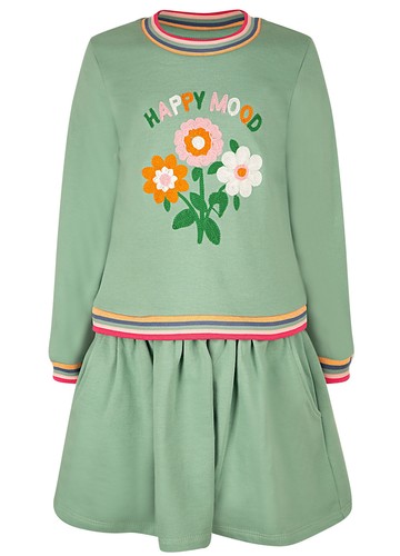 Happy girls sweatkleid - sweatkleid, blumen