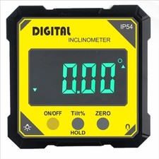 Winkelmesser Magnet Winkelmessgerät Neigungsmesser wasserdicht IP 54 Digital LCD