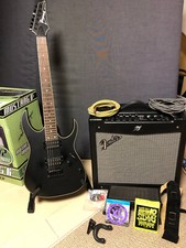 Ibanez Standard RG421EX-BKF + Fender Mustang II v2, gebraucht inkl. Zubehör