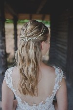 goldener Haardraht von Poirier Braut Hochzeit