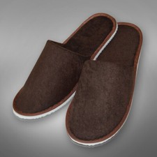 6 x Paar BRAUN Hotelslipper