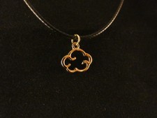 Wolke Anhänger 24 Karat