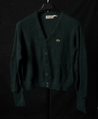 Vintage lacoste izod cardigan - vintage,