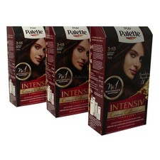 3 x Poly Palette Intensiv-Creme-Coloration 750 3-65 Schoko Braun