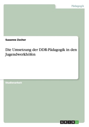 Zocher die umsetzung der - zocher,