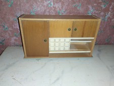  Alter Schrank um 1950-60-Wohnzimmer-Kaufladen-Puppenhaus-Puppenstube Bastler 