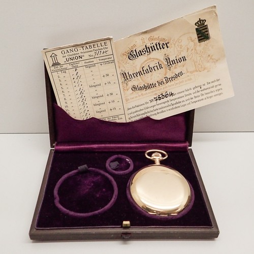 Union glashütte savonette - glashÜtte,