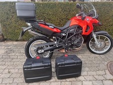 BMW F 650 GS  Rot-Orange metallic; niedriger durch verkürztes Federbein