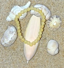 BERNSTEIN AMBER ARM BAND STEINE UNISEX SCHMUCK EDEL STEIN MATT BEIGE COLOR B41