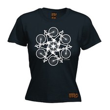 Radfahren Kaleidospoke DAMEN T-SHIRT Radfahrer Fahrrad Radfahren lustiges Geburtstagsgeschenk