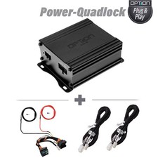 OPTION AIR-2 Power Quadlock Stecker 2-Kanal Mini Verstärker P&P 2x100W Endstufe