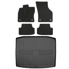 Fußmatten Kofferraumwanne für Skoda Octavia 4 ab 2020- Kombi Automatten Auslage