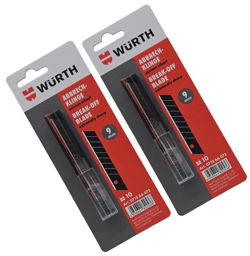 Stück würth 9mm - 20,