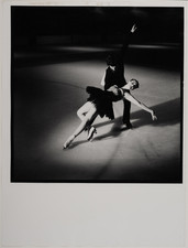 Tänzer Vintage Print Silberauflage 28,7x29,2 um 1978 