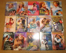 15 Taschenbücher Historical, Historische Liebesromane mit älteren Ausgaben bk635