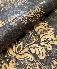 Tapete Vliestapete Blau Ornament Prunk  Barocktapete