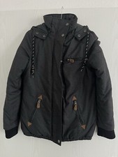 Damen / Mädchen Jacke ? von Blind Date Dunkel Grau mit Kapuze Größe S
