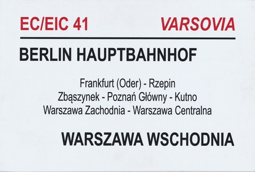 Zuglaufschild eic sprewa - zuglaufschild, 44