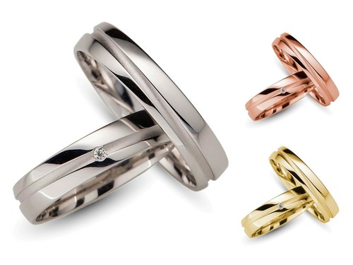 Paar trauringe gold 333 - 1,