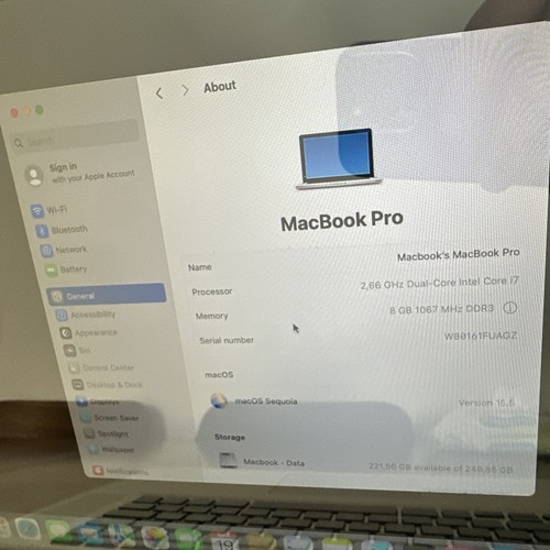 Apple macbook pro cpu i7 - pro, :i7