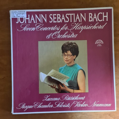 3lp box bach - bach, harpsichord