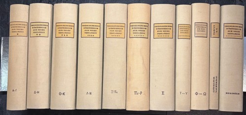 Theologisches wörterbuch zum - theologisches,