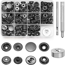 260 x Druckknopf Set Edelstahl