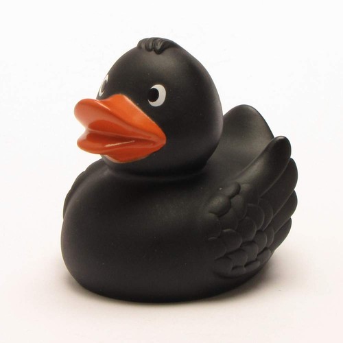 Badeente merle schwarz - badeente,
