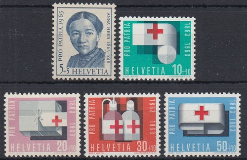 Schweiz 1963 775 79 - schweiz, anna