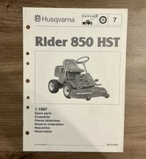 Orig. HUSQVARNA Rider 850HST Rasenmäher Kleintraktor Ersatzteilliste Prospekt D5