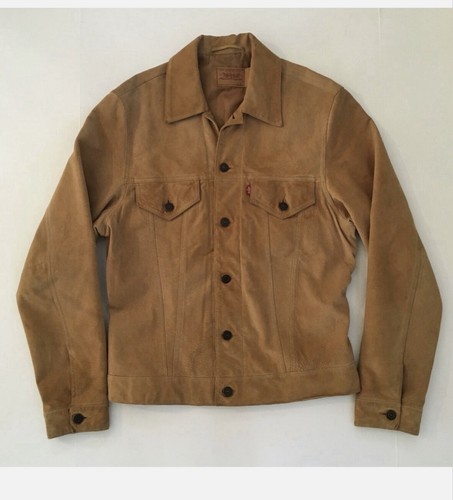 Levis lederjacke camel - camel, xl