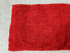 OPUS Schal Aplisi scarf rot (hell) weich Plisseefalten groß 180 cm x 68,5 cm