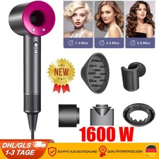 Profi Haartrockner 1600W Ionen Föhn Haartrockner Dryer Haarfön Mit 5 Diffusor DE