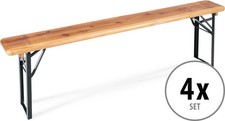 4x Set Bierbank Klappbar