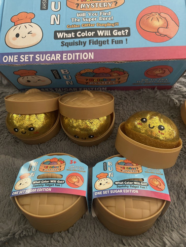 Rare glitter dumpling squishy - rare,