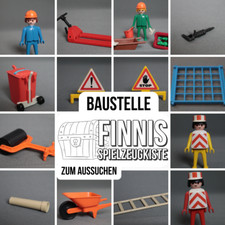 Playmobil 3470 3400 4474 Bau Arbeiter Figur Tonne Baustelle Rohr zum Aussuchen