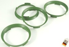 4x Zentrierringe 70,4 x 67,1 / 70 4 auf 67 1 Grün kompatibel mit Rondell Kia Hyu