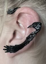 Ohrstecker Ohrklemme Ohrring Rabe Gothic Punk Thor Odin O1.15 Munin Hugin