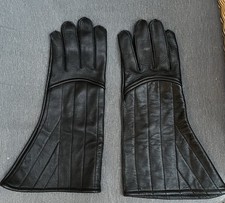Lederhandschuhe Schwarz Darth