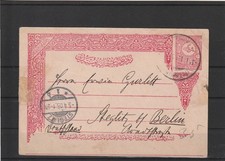 Türkei Ganzsache Karte nach