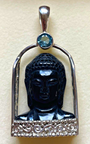 Sajen buddha pendant sterling - sajen,