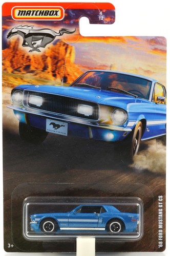 1968 ford mustang blue - gt/cs,
