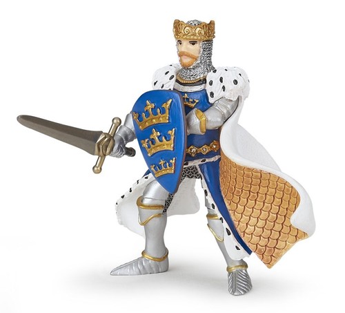 Papo 39953 könig arthur - arthur, blau