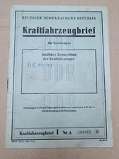 DDR KFZ Brief