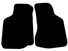 SCHWARZ Fußmatten für VW Caddy 9K front 1996-2002