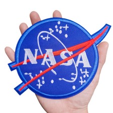 Groß NASA Abzeichen Gestickt