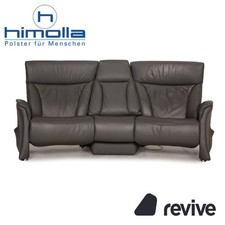 Himolla Cumuly Leder Sofa Grau