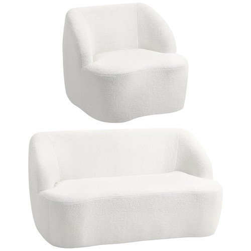 Homcom sofa loungesessel mit - sofa,