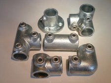 Stahl Rundrohr + Rohrverbinder VERZINKT ab 21,3 mm auswählbar